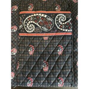 Vera Bradley Retired Houndstooth Paisley Print Weekender Travel Luggage NEW!